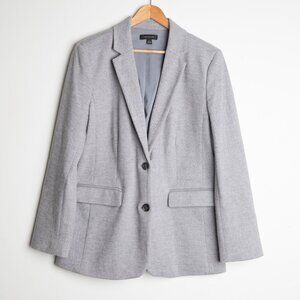 blue and gray blazer, size 14